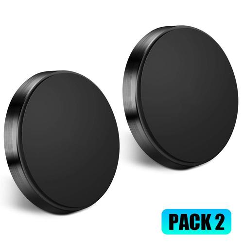 2x Support Telephone Voiture Magnetique Portable Universel Pour Iphone Samsung Huawei Xiaomi Redmi - Noir