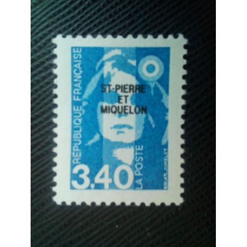Timbre Saint Pierre Et Miquelon Yt 555 Marianne Du Bicentenaire 1992 (060206)