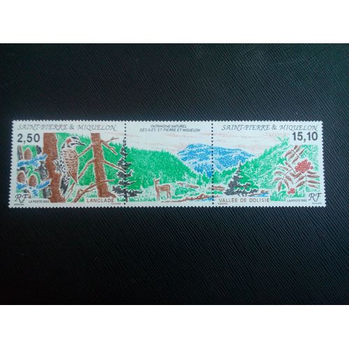 Timbre Saint Pierre Et Miquelon Yt 568 A Île De Langlade 1992 (060206)