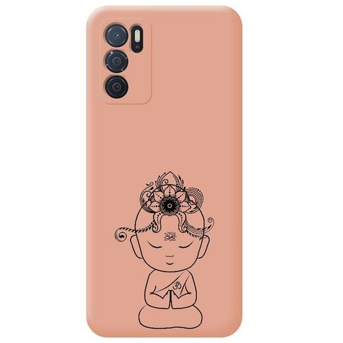 Coque Rose Oppo A16 Et A16s Bouddha Kawaii