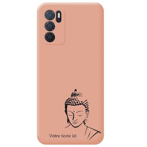 Coque Rose Oppo A16 Et A16s Bouddha Personnalisee