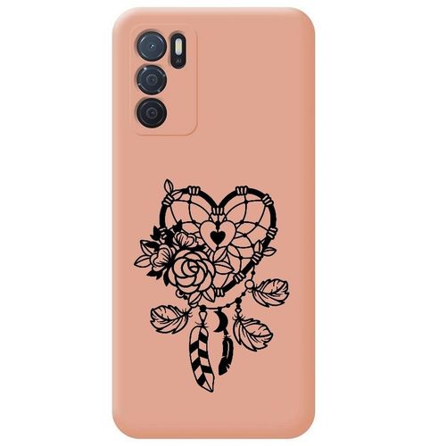 Coque Rose Oppo A16 Et A16s Dreamcatcher Coeur