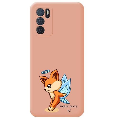 Coque Rose Oppo A16 Et A16s Fee Renard Fox Kawaii Avec Votre Prenom