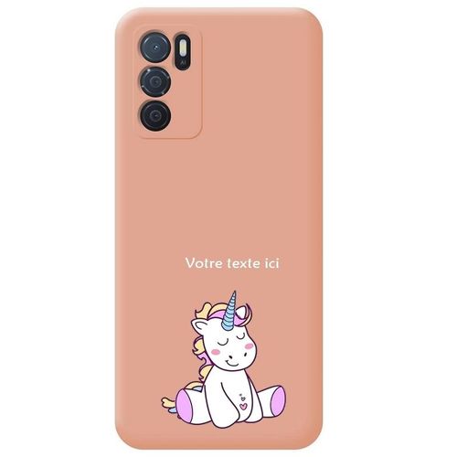 Coque Rose Oppo A16 Et A16s Licorne Enjoy Personnalisee