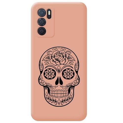 Coque Rose Oppo A16 Et A16s Mort Mexicaine Calavera