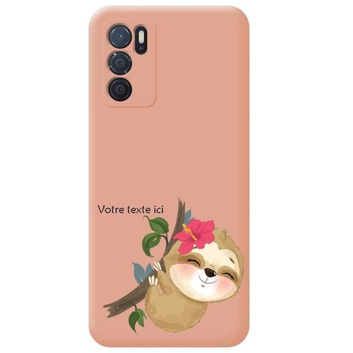 Coque Rose Oppo A16 Et A16s Paresseux Kawaii