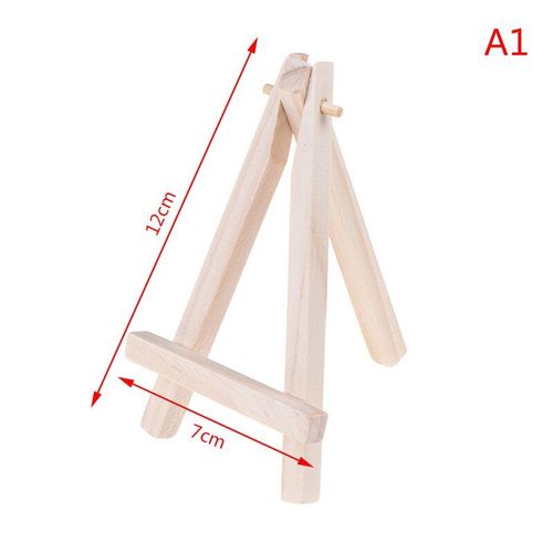 Mini Trépied De Peinture Artistique En Bois, Chevalet Pour Photo, Support D'affichage De Cartes Postales, Cadre, Décor De Bureau Mignon