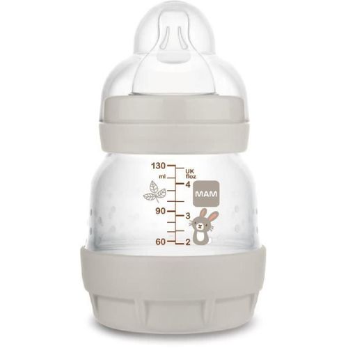 Mam Biberon Easy Start / Anti-Colique Nature - 130ml - Dune - Tétine Débit 0 - X1