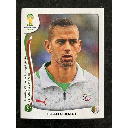 Image Panini - Fifa World Cup 2014 - N°601 Islam Slimani