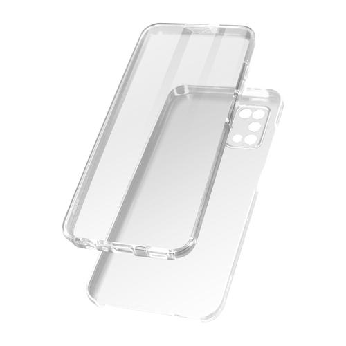 Coque Samsung Galaxy A03s Arrière Rigide Transparent Et Avant Souple Transparent