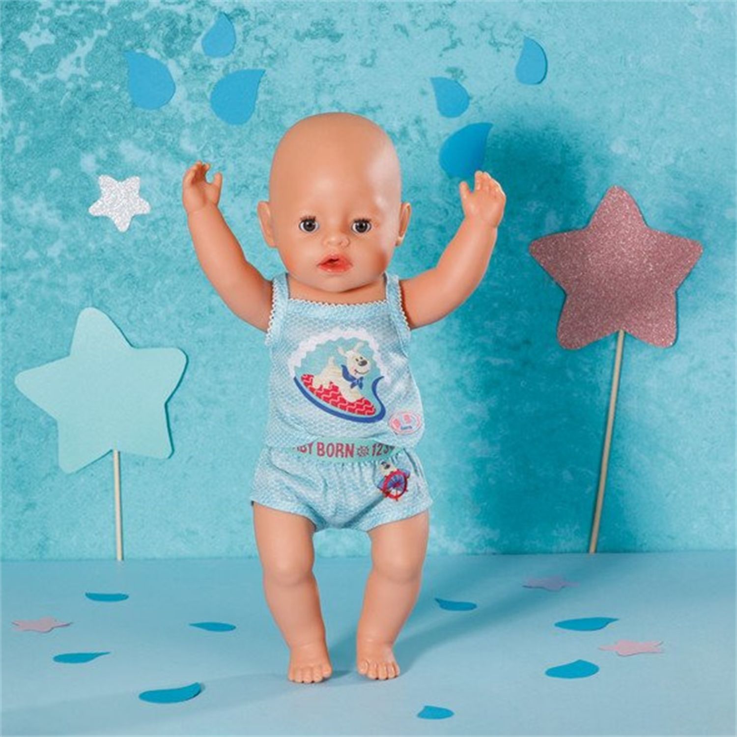 ⭐ NEUF ⭐ vêtements pour s'adapter 43 cm Baby Born Poupée-Licorne de bain 