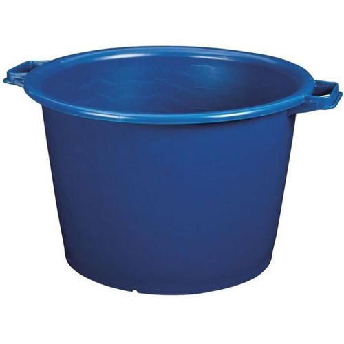ALUMINIUM ET PLASTIQ BAQUET ROND 30L D45 H29 RENF.BLEU B30