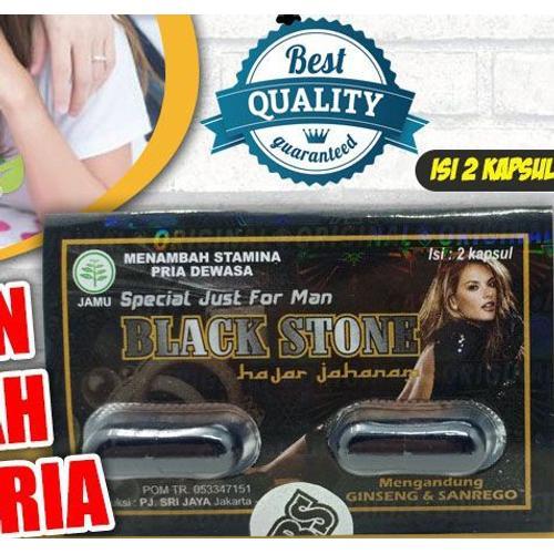 Black Stone Herbal Capsules - Special Just For Man- : Aphrodisiaque/Stimulant Sexuel Double Action 100% Végétal -Homme, Aux Meilleures Extraits Végétaux Aphrodisiaques Originaires D'indonesie.