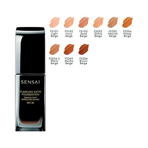 Sensai Flawless Satin Base De Maquillaje Fs203 Neutral Beige 30ml 