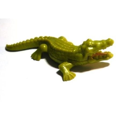 Figurine "Kinder" (2013) - Animaux Sauvages / Le Crocodile ( Dc006a / Dc-006a ) Avec Bpz