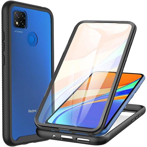 Coque Xiaomi Redmi 9c Protection 360 Double Face Avant Et Arriere Integtale