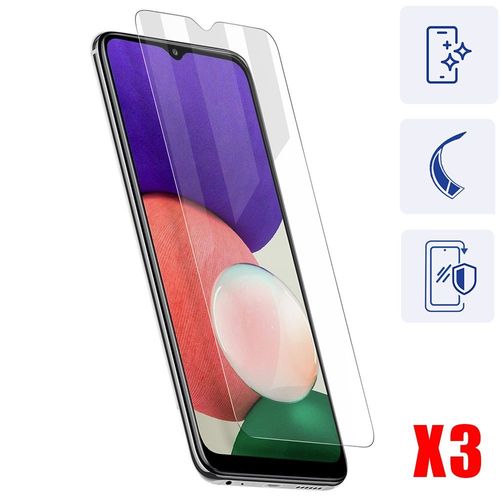 Film Souple Hydrogel Samsung A22 5g (6,6') Pack De 3 Films Ecran Installation Facile Anti Trace