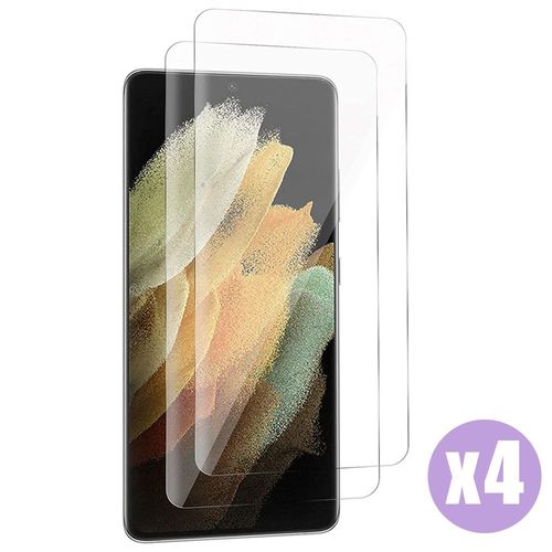 [4 Pieces] Verre Trempe Pour Samsung Galaxy S22 Ultra, Protection D'ecran Integral Transparent