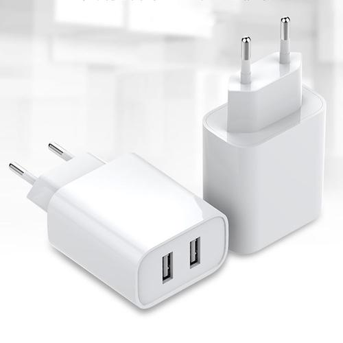 Chargeur Secteur USB Mural Universel LED avec 2 Ports