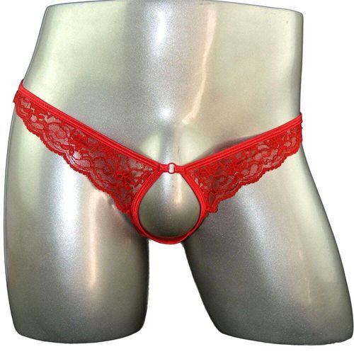 Dentelles String Viril M L Ouvert Homme Underwear Man Dessous