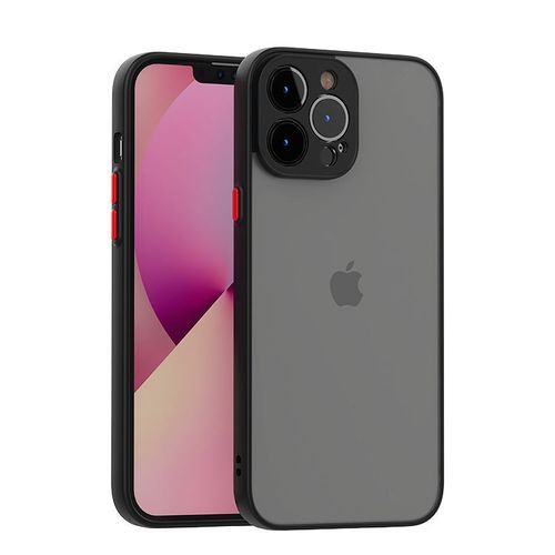 Coque Pour Iphone 13 Pro Max (6.7') Protection Ultra Fin Silicone Mat - Noir