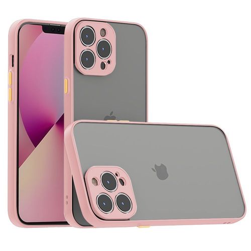 Coque Iphone 13 Pro Max (6.7') Protection Ultra Resistante Antichoc Silicone Mat - Rose