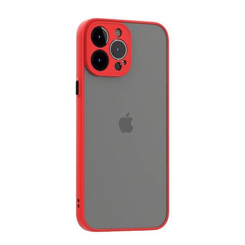 Coque Iphone 13 Pro Max (6.7') Protection Gel Silicone Mat - Rouge
