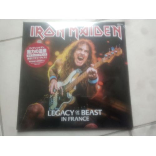 Iron Maiden Legacy Of The Beast 2lp Gatefold Live Acco Arena Paris 2018 Mega Rare 