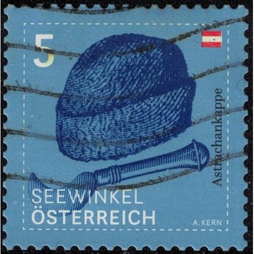 Autriche 2020 Oblitéré Used Casquette Astrachankappe Bonnet Traditionnel Seewinkel Y&t At 3361 Su