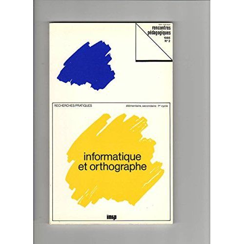 Informatique Et Orthographe