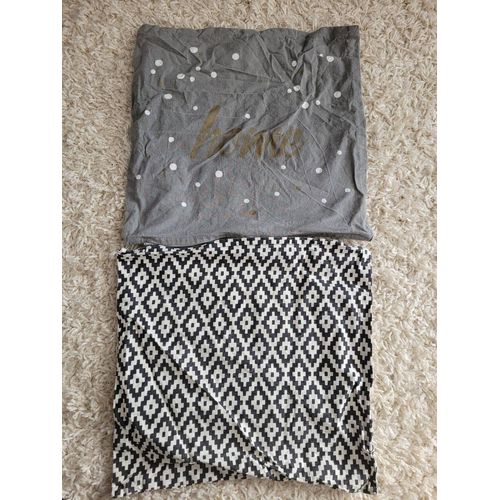 Lot De 2 Taies De Coussin