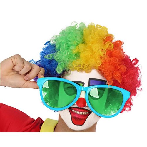 Lunettes De Clown Géant Bleu