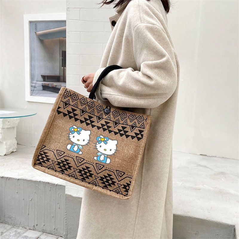 Sac  main de grande capacit pour femmes, sac de shopping ... - 3