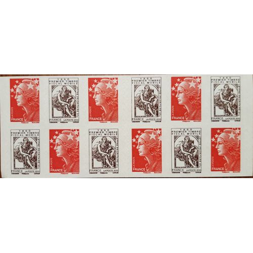 Carnet De 12 Timbres "Célébration - Timbre Fiscal Mobile"