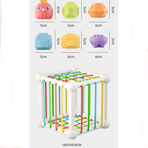 Td® Goût Amusant Sesele Jouets Éducatifs Pour Enfants, Tout-Petits, Exercices Jenga, Jouets D'éducation Précoce Pour Saisir Et Écla