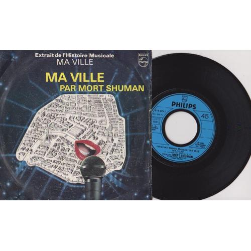 45 Sp  - Ma Ville -   Mort Shuman  - Femmes De Paris  Nicoletta  Philips 814 573 - 1983 