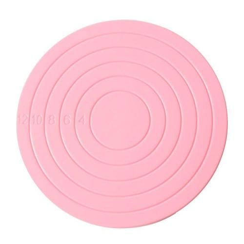 Plaque à gâteau en plastique, plateau tournant de 14cm, support rond antidérapant, décoration de gâteaux, Table rotative, cuisine pour outil de cuisson à la poêle