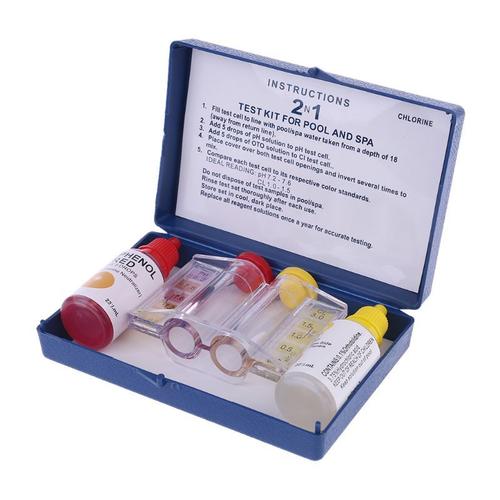 Kit De Test De Qualité De L'eau Et Du Chlore D17 _ F, Testeur Hydroponique De Piscine Et D'aquarium, Produits Biologiques Aquatiques