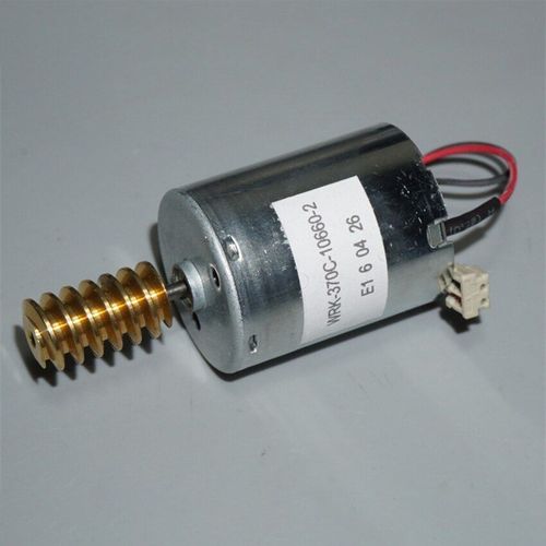Moteur de précision 370-10660 avec vis sans fin, balais de carbone, Micro moteur silencieux à basse vitesse 12-24V, résistant à l'usure, longue durée de vie 370