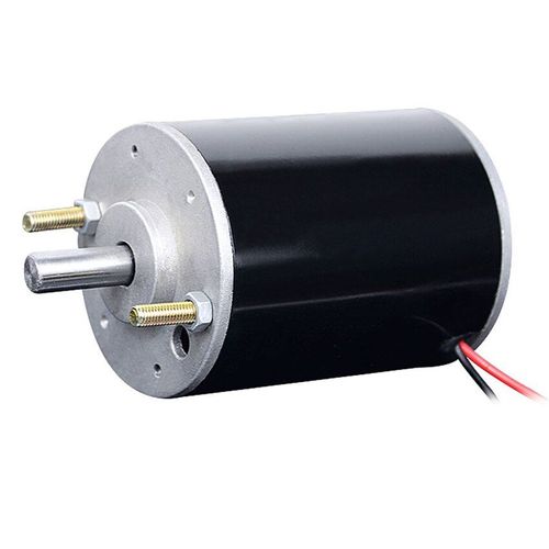Moteur à balais de carbone cc 220V 120W, moteur à Double roulement à billes positif et négatif, broche pour petite Machine à billes, Dia 10mm