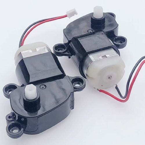 Moteur à engrenage à vis sans fin, boîte de vitesses en plastique droite, moteur à balais de carbone, cc 5V-12V pour modèle de jouet fait à la main, arbre carré de 280mm, 5.5