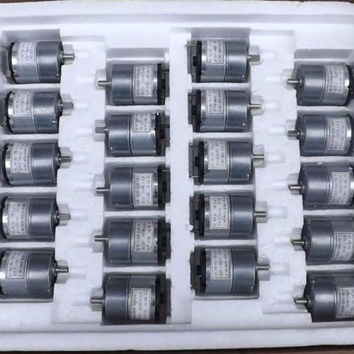 Moteur à engrenages et balais de carbone tout métal, 33 gb-520, cc 6-12V, réduction, moteur positif et négatif, 170-350 RPM, Dia de l'arbre: 5mm