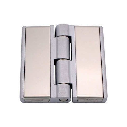 Charnière à ressort à mortaise 63mm x 60mm, charnière industrielle en alliage de Zinc pour armoire, four, sable chromé