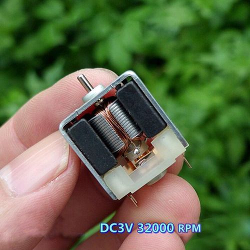 moteur 030SA DC3V 32000 rpm, micro moteur à balais de carbone à grande vitesse, micro moteur magnétique puissant à couple élevé