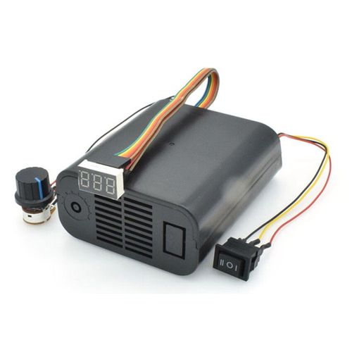 Moteur à balais cc, régulateur de vitesse CW CCW avec affichage numérique, entrée 10-55V, sortie 40a, Module de contrôle réglable, ventilateur de refroidissement intégré