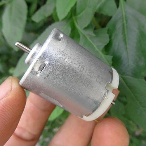 Moteur électrique cc DC12V-18V, 10500 rpm, aimant puissant, moteur à balais de Micro carbone, double arbre 2.3mm pour le bricolage