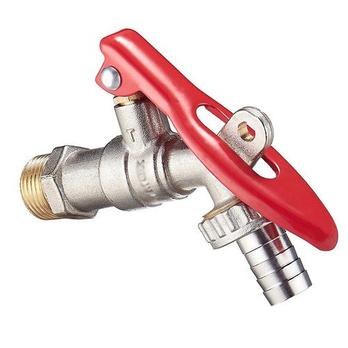 Robinet d'eau à Bibcock en laiton, tuyau d'arrêt DN15 DN20 pour jardin extérieur, robinet de Machine à laver