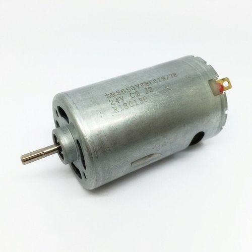 Moteur à balais de carbone à courant continu avec roulement à billes avant, Micro moteur magnétique puissant à grande vitesse 24V 555 tr/min pour jouets, 31000
