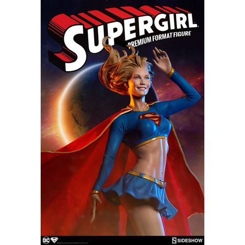 Supergirl Premium Format Statue Sideshow (With A Glued Finger)