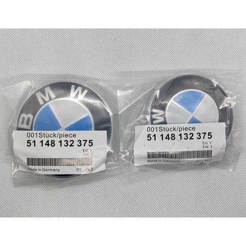 2 Logo Emblème Insigne Bmw Pour Capot Et Coffre